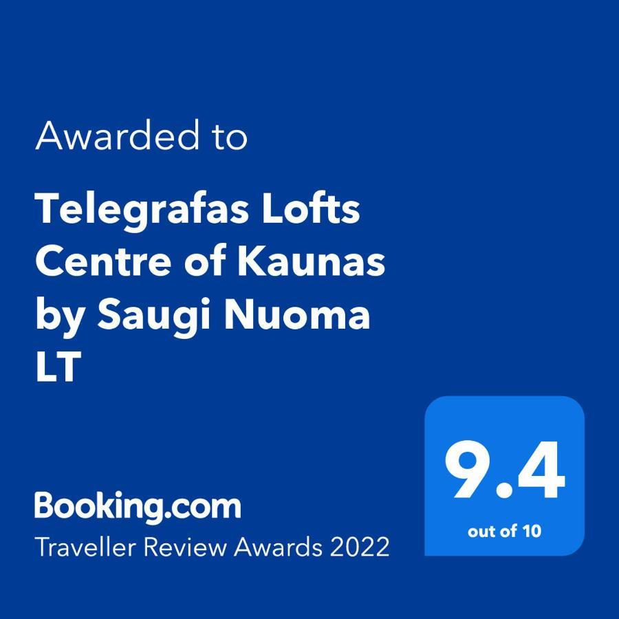 Telegrafas Lofts Centre Of Kaunas By Strazdo Telegrafas Apartment Екстериор снимка