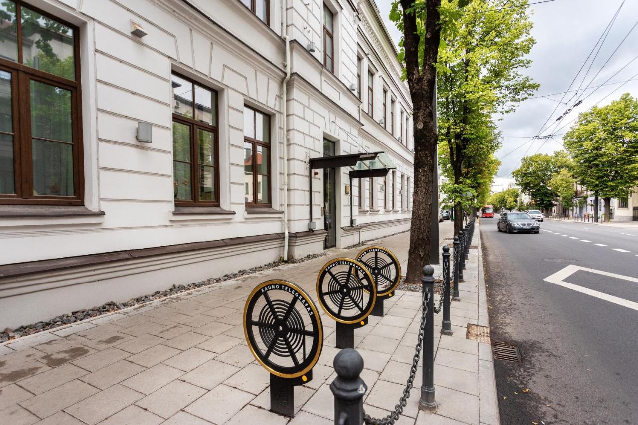 Telegrafas Lofts Centre Of Kaunas By Strazdo Telegrafas Apartment Екстериор снимка